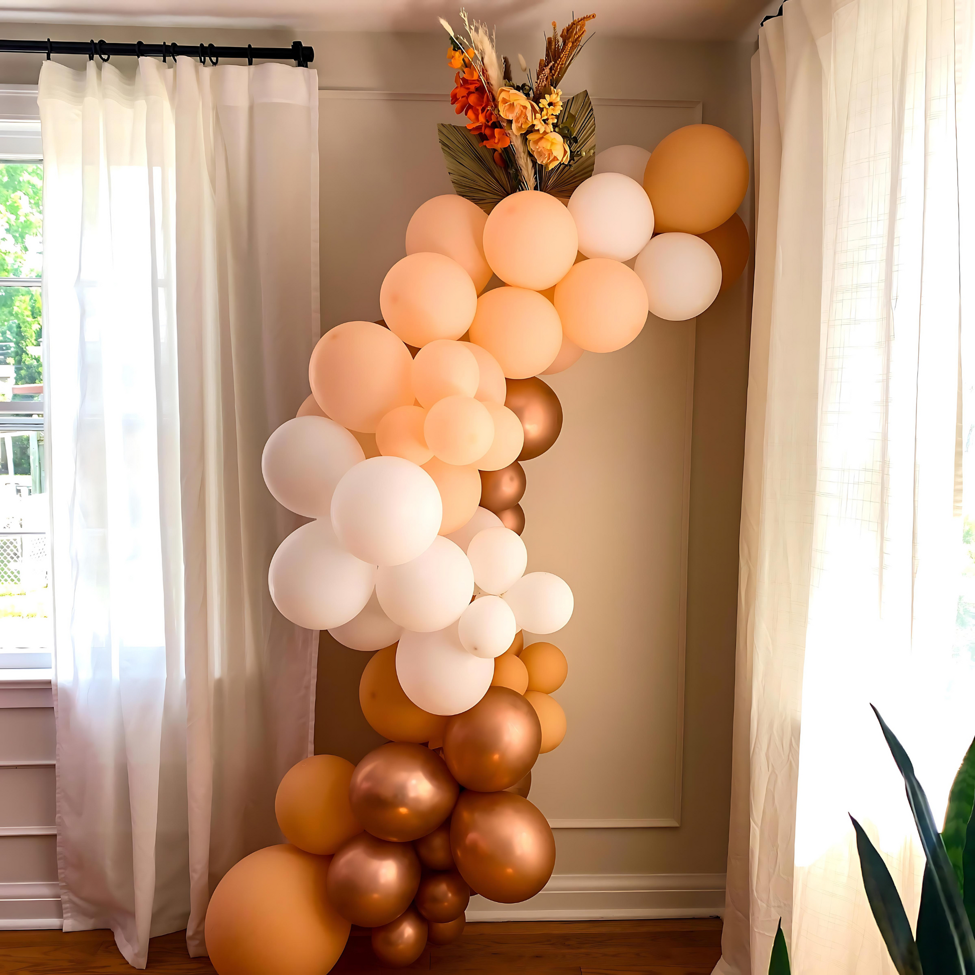 Neutral Balloons Garland-rentalpartytoronto